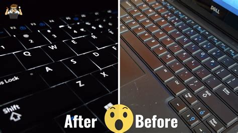 Light Keyboard Laptop Dell