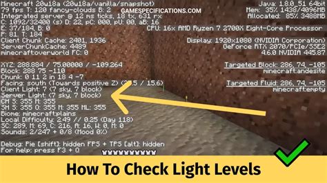 Light Level Minecraft Key