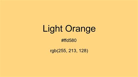 light orange code in css