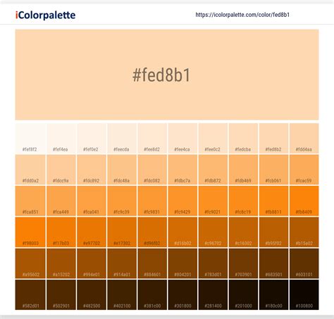 light orange color code in html