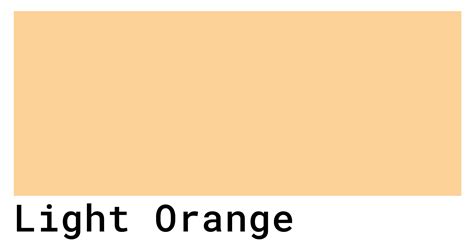 light orange hex code