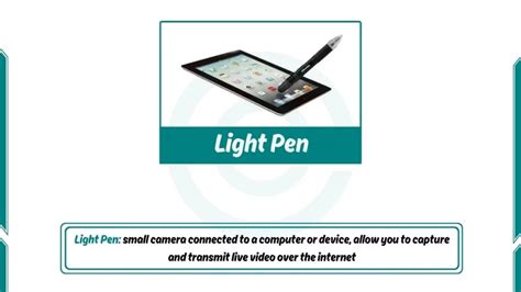 Light Pen In Computer Application
