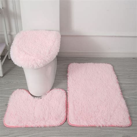 Light Pink Bath Rug Set