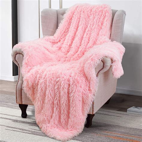 Light Pink Fluffy Blankets