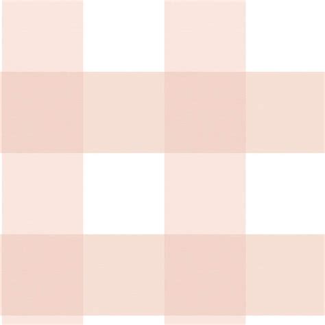 Light Pink Gingham Wallpaper