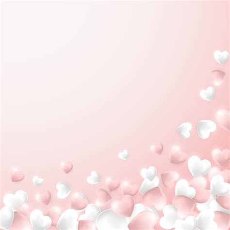 Light Pink Hearts Background