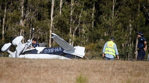 light plane crash in qld