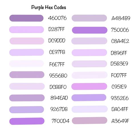 light purple hexadecimal code