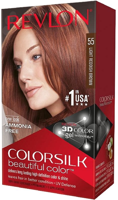 Unique Light Reddish Brown Hair Color Revlon For Short Hair