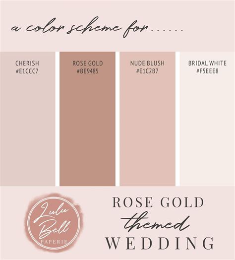 light rose gold colour code