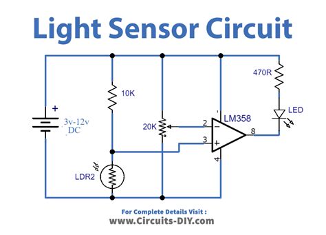 Light Sensor Circuit Diagram