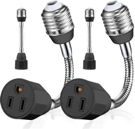 Light Socket To Grounded Outlet Adapter