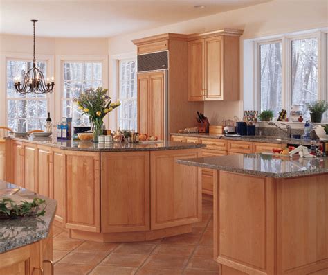 modern transitional kitchen with maple Maple kitchen