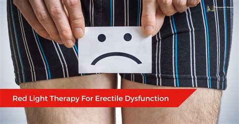 Light Therapy For Erectile Dysfunction