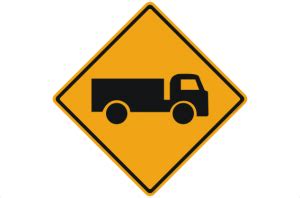 light trucks only permitted sign