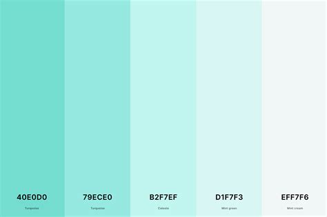 light turquoise color hex code