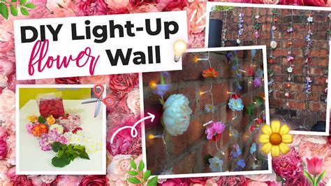 Light Up Flower Wall Decor