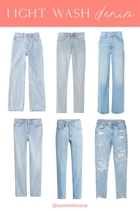 light washed denim
