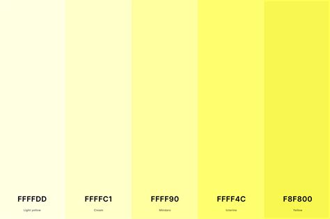 light yellow color code