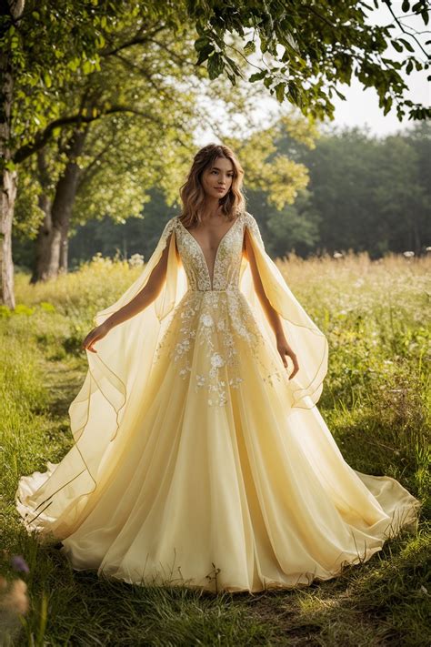 Light Yellow Wedding Dresses