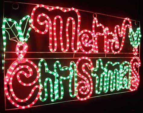 light-up holiday signs