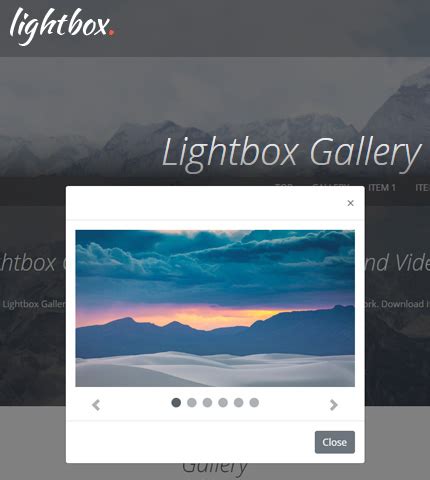 Lightbox Html Bootstrap