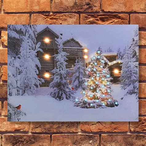 Lighted Christmas Wall Decor
