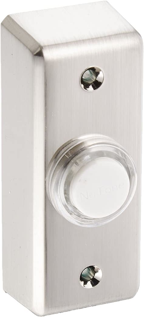 lighted doorbell push button