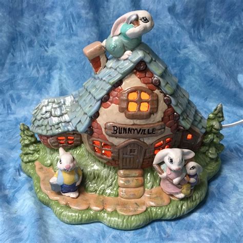 Lighted Easter House