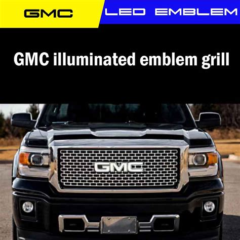 Lighted Gmc Grill Logo