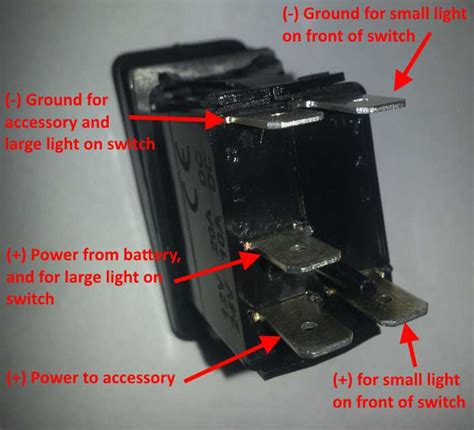Lighted Rocker Switch Not Lighting