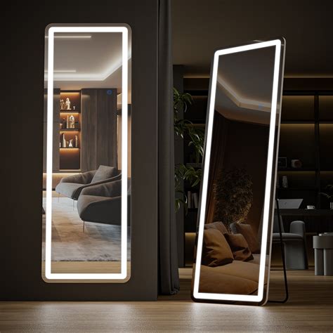 Lighted Stand Mirror