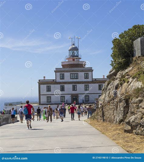 lighthouse a-853 finisterre galicia coast