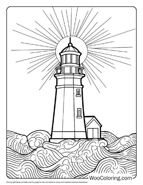 Lighthouse Coloring Page Printable