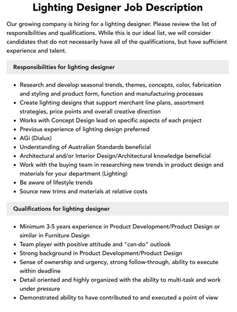 This Lighting Design Job Description For Living Room