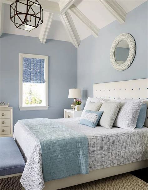 Lighting Grey and Blue Bedroom