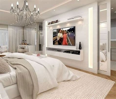 Lighting in bedroom with TV