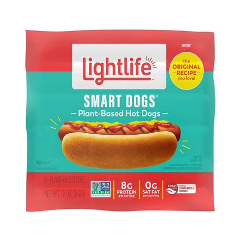 lightlife hot dogs nutrition