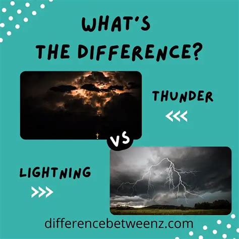 Lightning And Thunder Difference