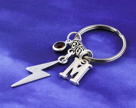Lightning Bolt Keyring