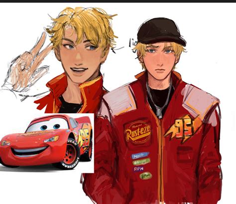 Lightning Mcqueen Human Fanart