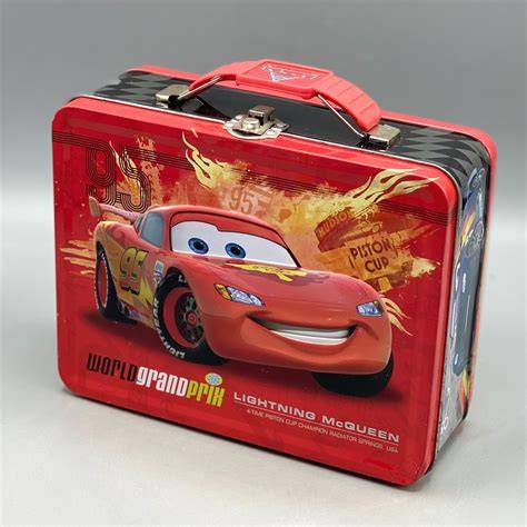 Disney Cars Plastic Packed Lunch Box Lightning McQueen/Finn McMissle
