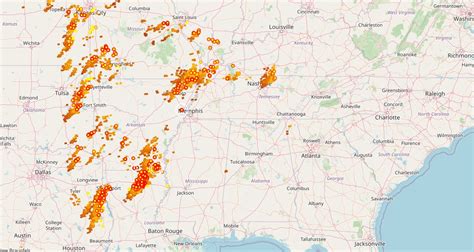 Lightning Strike Map College Station