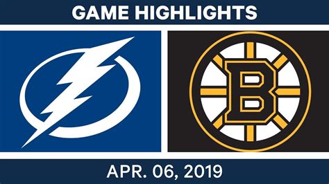 lightning vs. bruins nhl