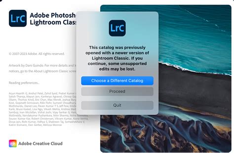 Lightroom Cannot Import From This Catalog