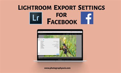 Lightroom Facebook Export Settings