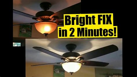 Lights In Ceiling Fan Dim