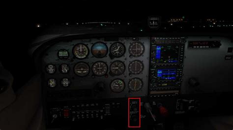 Lights On Cessna 172