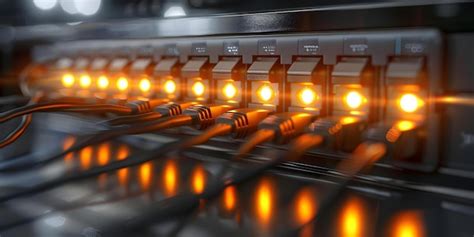 Lights On Network Switch