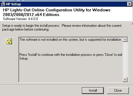 ilo configuration utility gui hp ilo configuration tool download